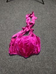 Haut en velours rose fané Jaded Rose