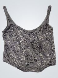 Black Velvet Corset Top