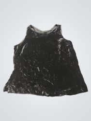 Débardeur en velours noir