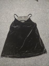Black Velvet Cami Top