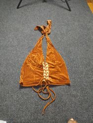 Orange Trägeroberteil