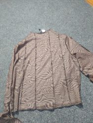 Top in mesh con stampa zebra divisa