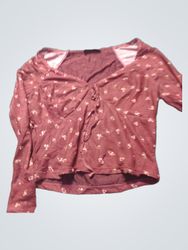 Tally Weijl Floral Print Long-Sleeve Top