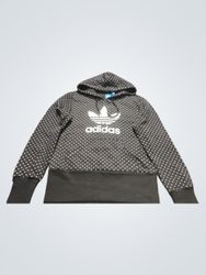 Felpa con cappuccio Adidas con stampa a pois