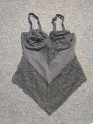 Body de Renda Preta