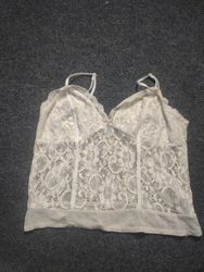 White Lace Cami Top