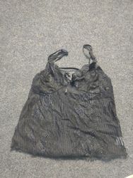 Black lace camisole