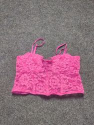 Pink Lace Bralette