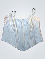 Light Blue Corset Top