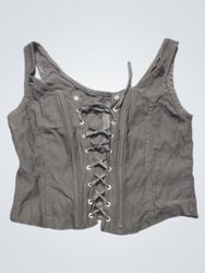 Top corselete preto
