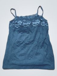 Camisola com Renda Preta