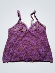 Purple Lace Camisole