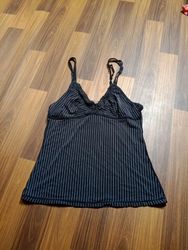 Black Striped Tank Top