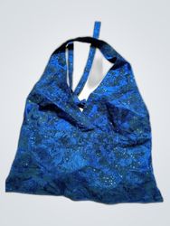 Unbranded Sequined Floral Halter Top