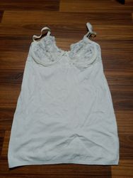White Lace Trim Camisole
