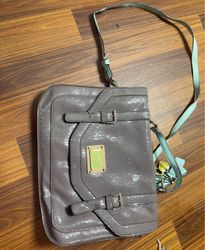 Guess Grey Logo Satchel Bag