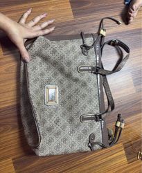 Guess Monogram Tote Handbag