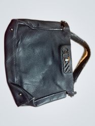 Black Leather Shoulder Bag
