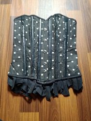 Black Polka Dot Corset