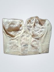 Young Smoothie Backless Lace Bustier