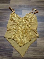 Gold Lace Teddy