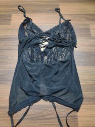Black Lace Teddy Lingerie