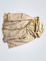 Beige Faux Fur Lined Jacket