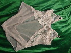 Sheer Mesh Camisole with Lace Trim