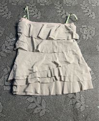 Portmans Women's Tiered Ruffle Tank Top