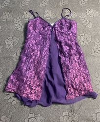 La Vie En Rose Purple Lace Cami Slip