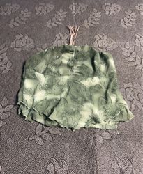 Romwe Green Paisley Print Halter Top