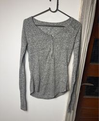 Hollister Long-Sleeve Henley Top