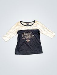 Camiseta estilo ringer de manga comprida Harley-Da..