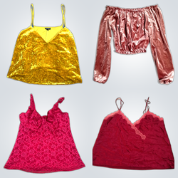 Velvet Or slip tops