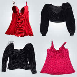 Velvet tops