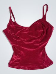 Tops de terciopelo o de seda
