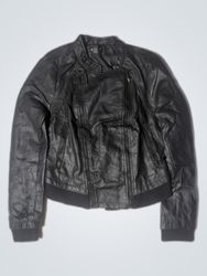 Wet Seal Black Leather Jacket