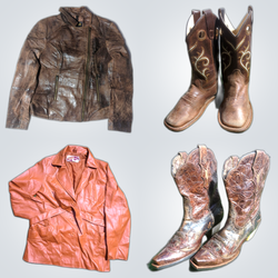 Y2K Leather Jacket Bundle