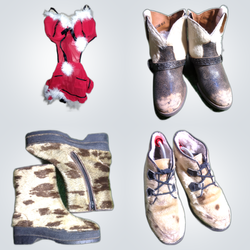 Grunge Fur Boots Bundle