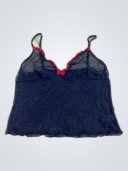 Ann Summers Black Lace Trim Camisole
