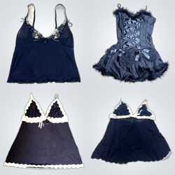 Y2K Lace Trim Camisoles