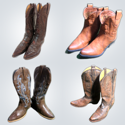 Y2K Brown Cowboy Boots