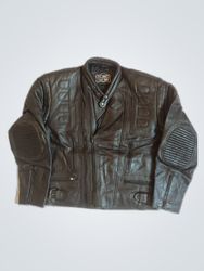 ECHO Genuine Leather Motorcycle Jacket