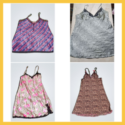 Printed slip dress