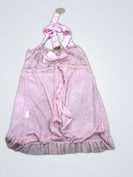 Chemise com Renda Rosa