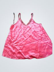 Pink Satin Chemise