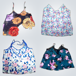 Colourfull slip tops