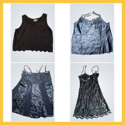 Ruffles slip tops