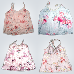 Colourfull slip tops