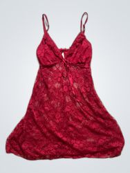 Red Lace Chemise